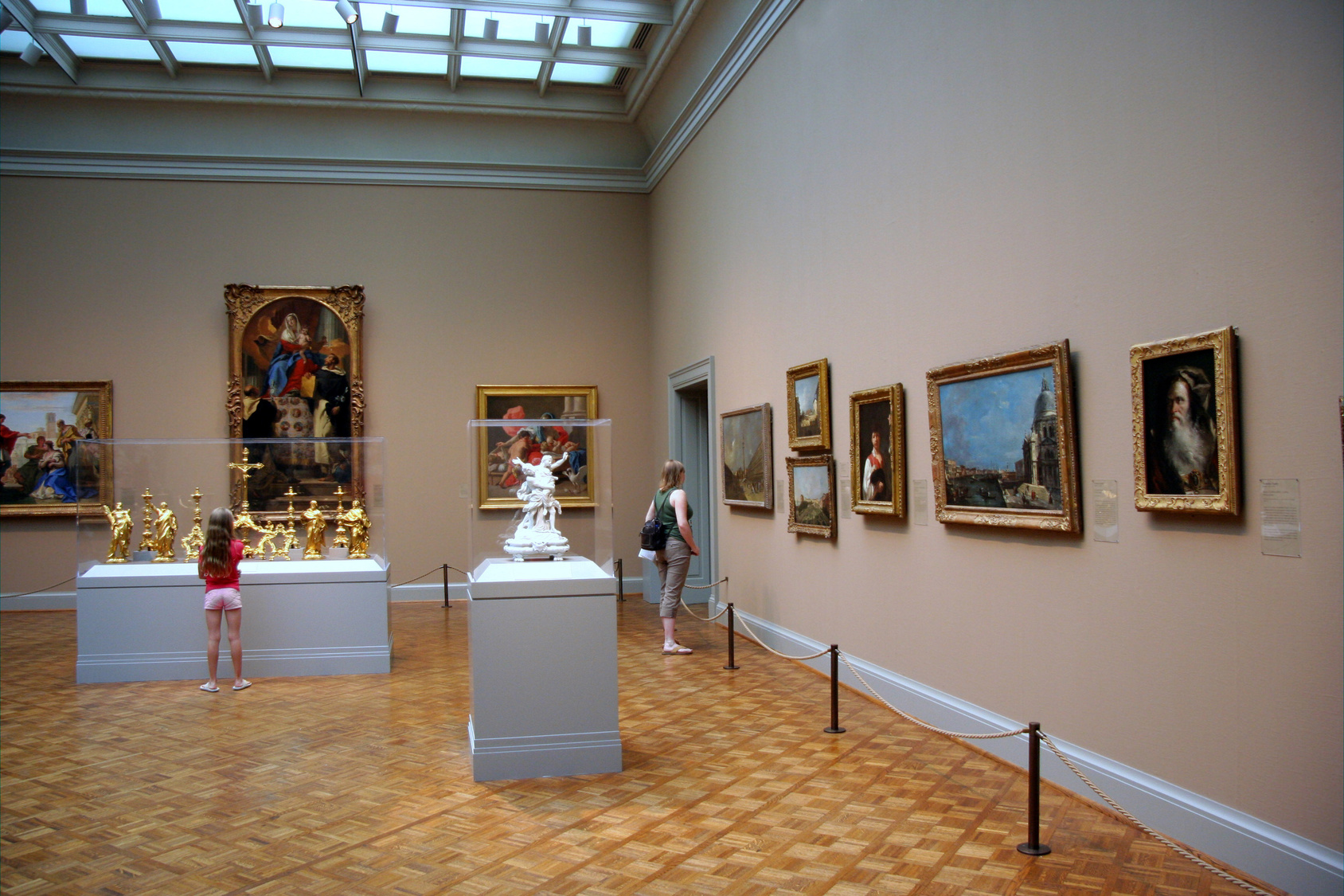 art gallery with old masters